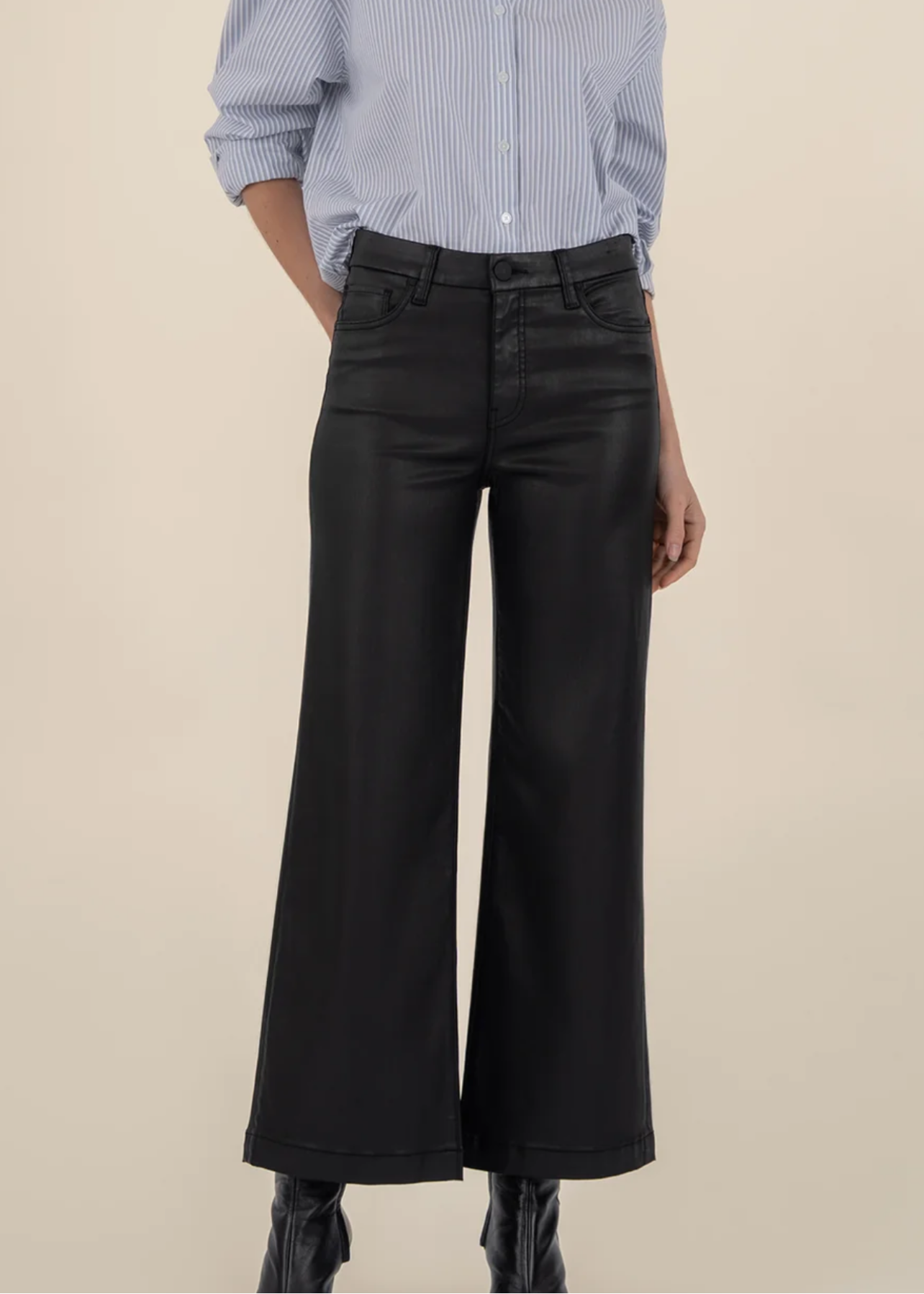 KUT from the Kloth-Meg High Rise-Fab/Ab-Wide Leg