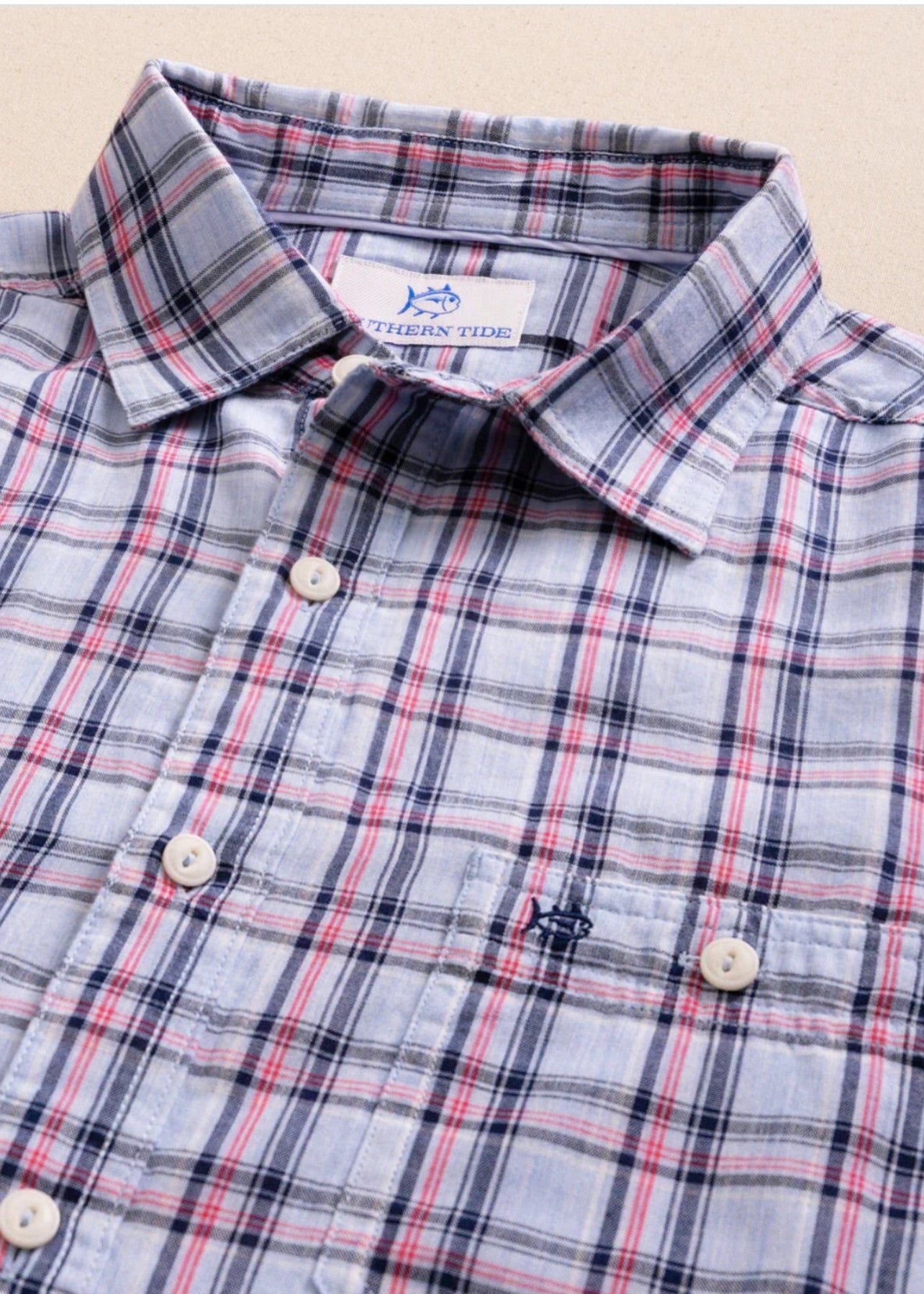Benton Plaid Double Cloth Heather Shirt