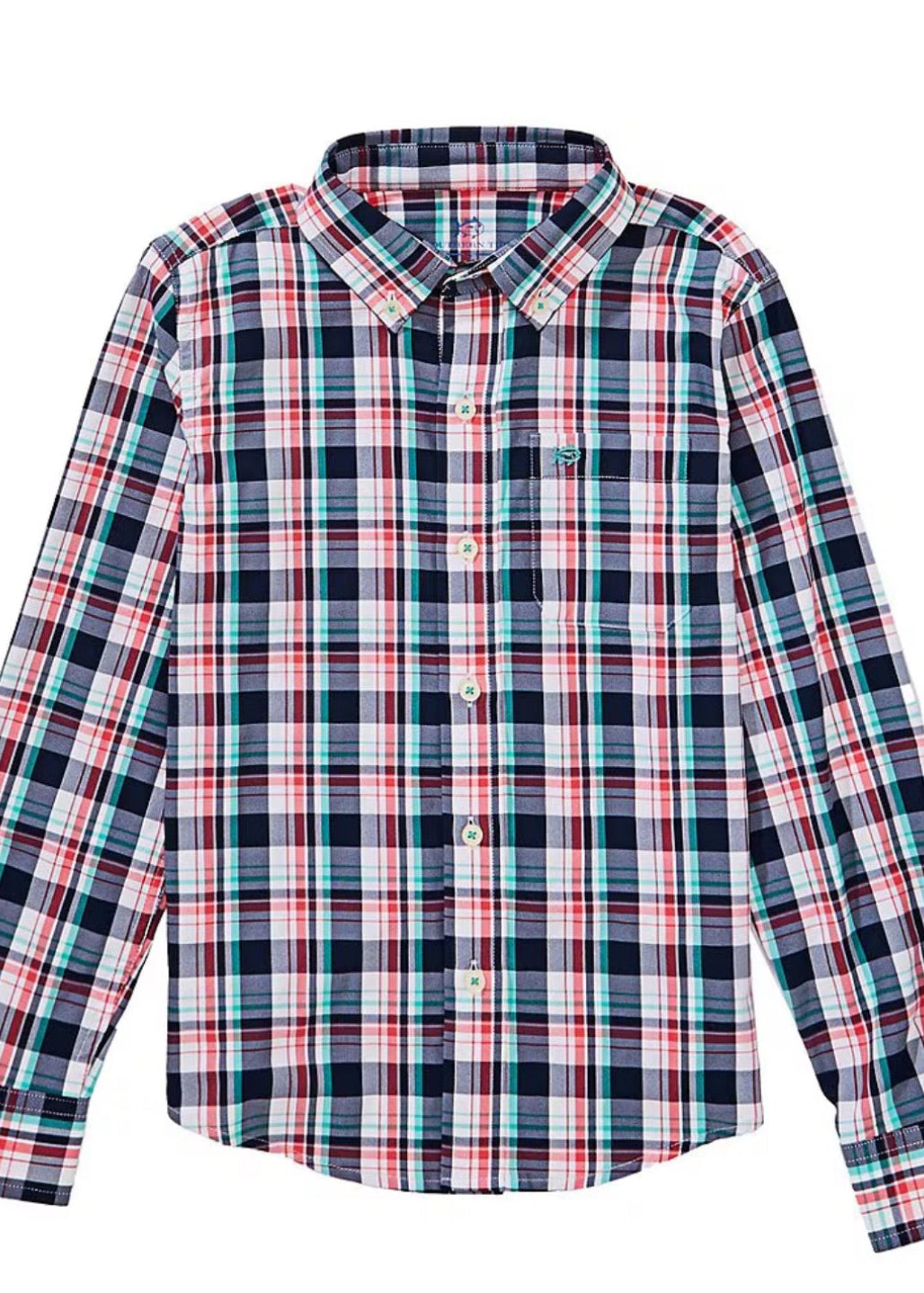 Boys/Youth Breakwater Plaid Sportshirt