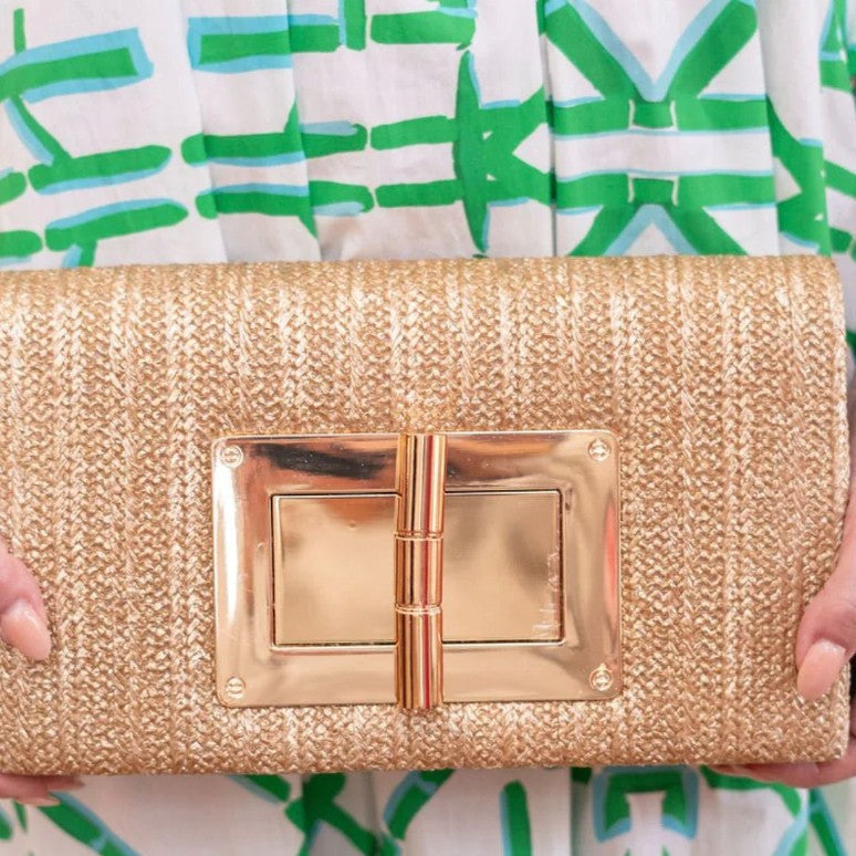Lillian Clutch- Straw|69