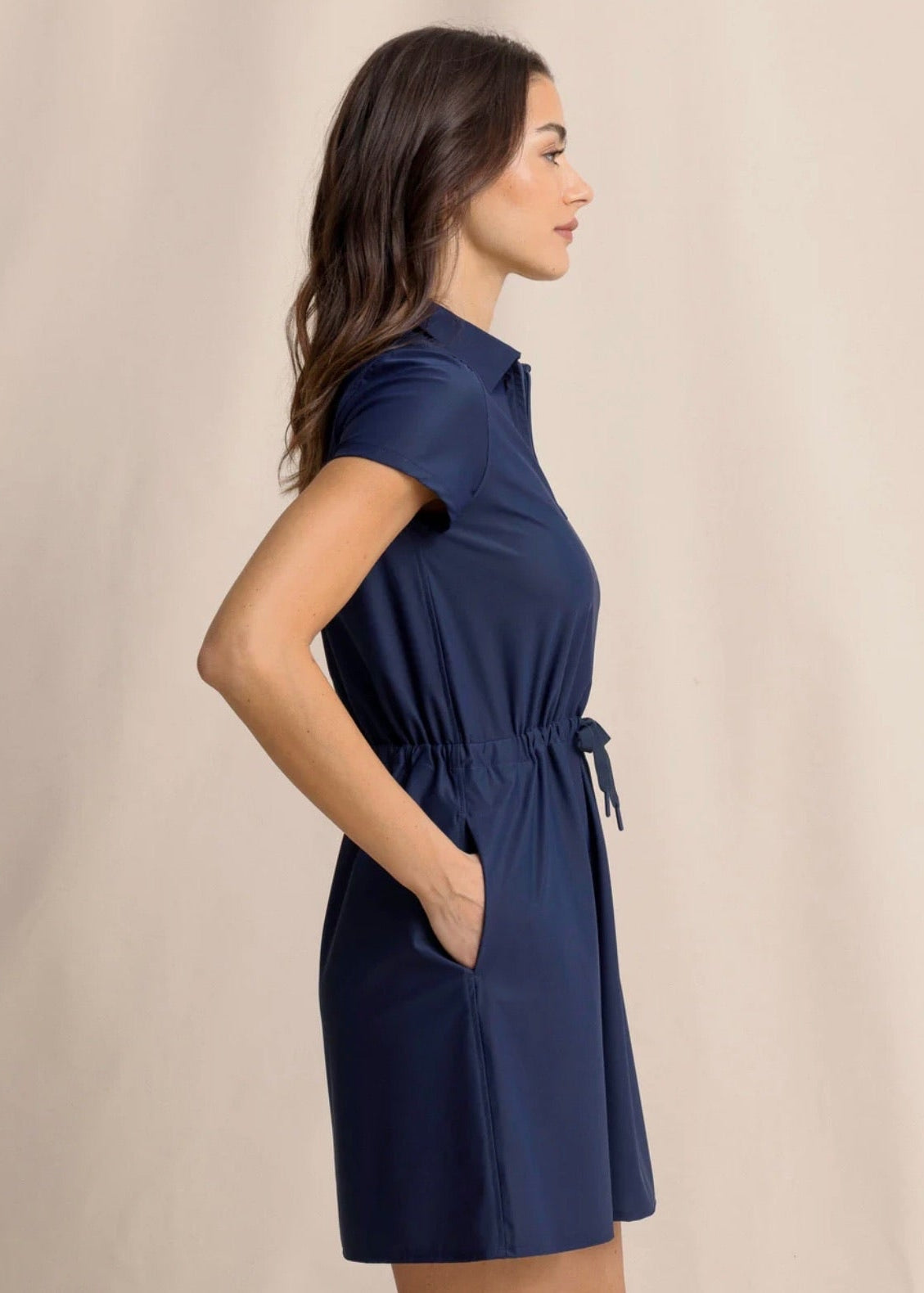 Bailee Perf Dress-Blue
