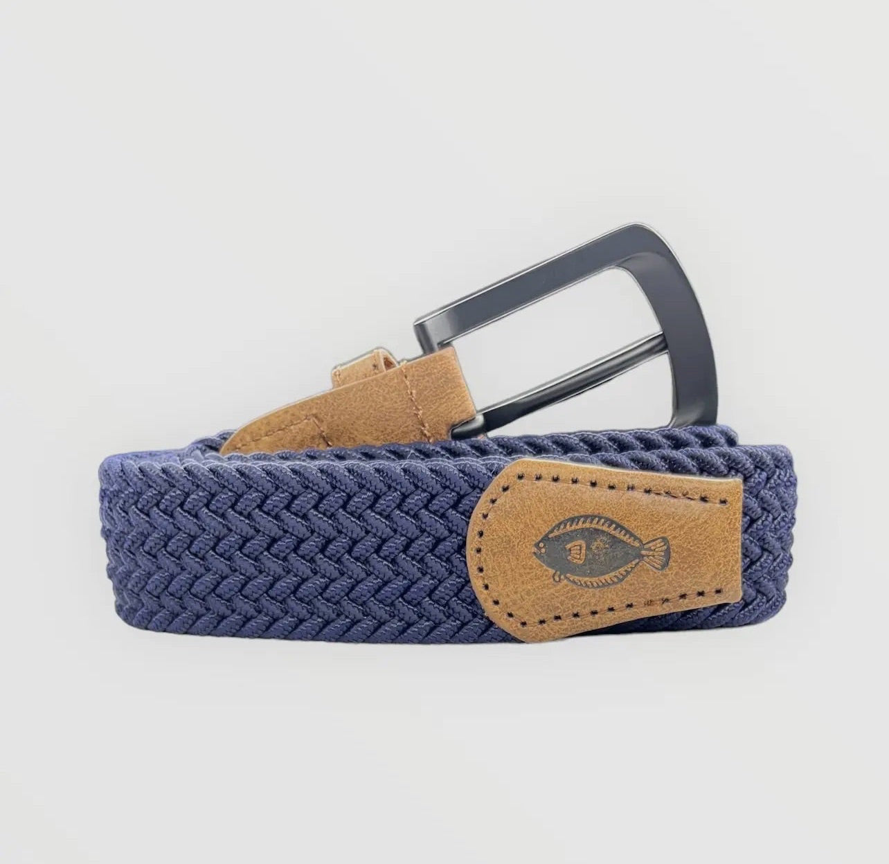 Men's Woven Belt- Navy