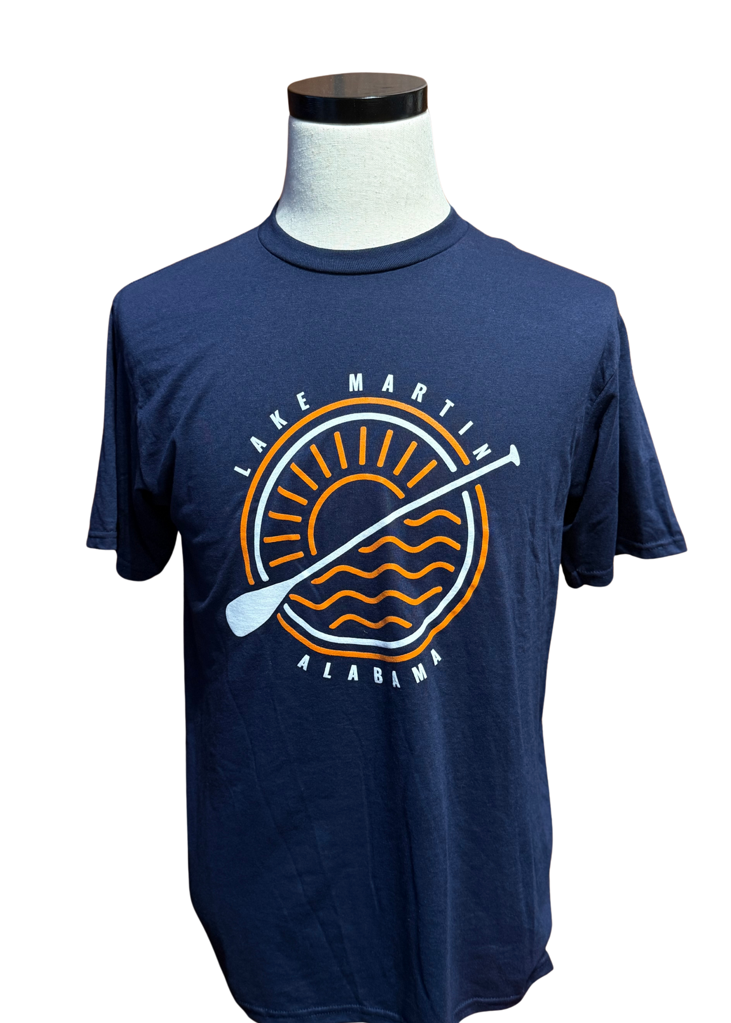 Lake Martin Paddle T-Shirt- Navy