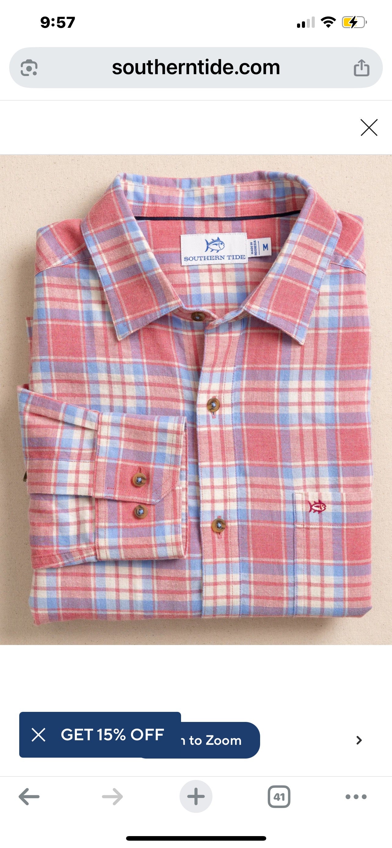 Heather Snapper Shirt