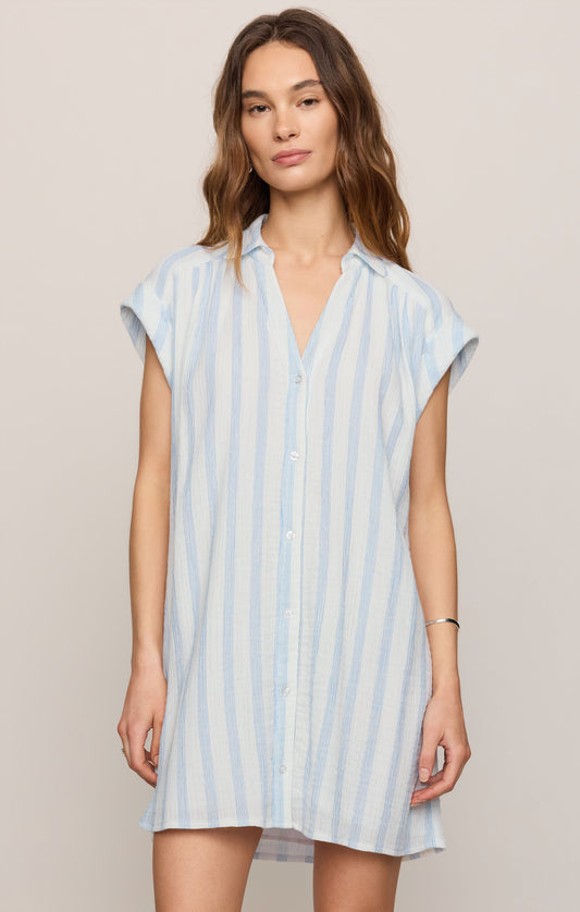 Shellbound Striped Dress