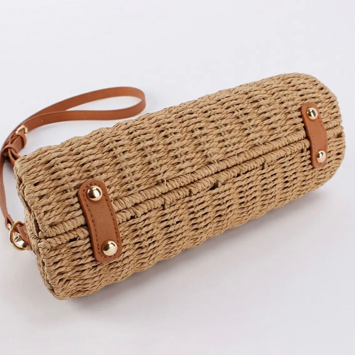 Rope Woven Bag - Camel