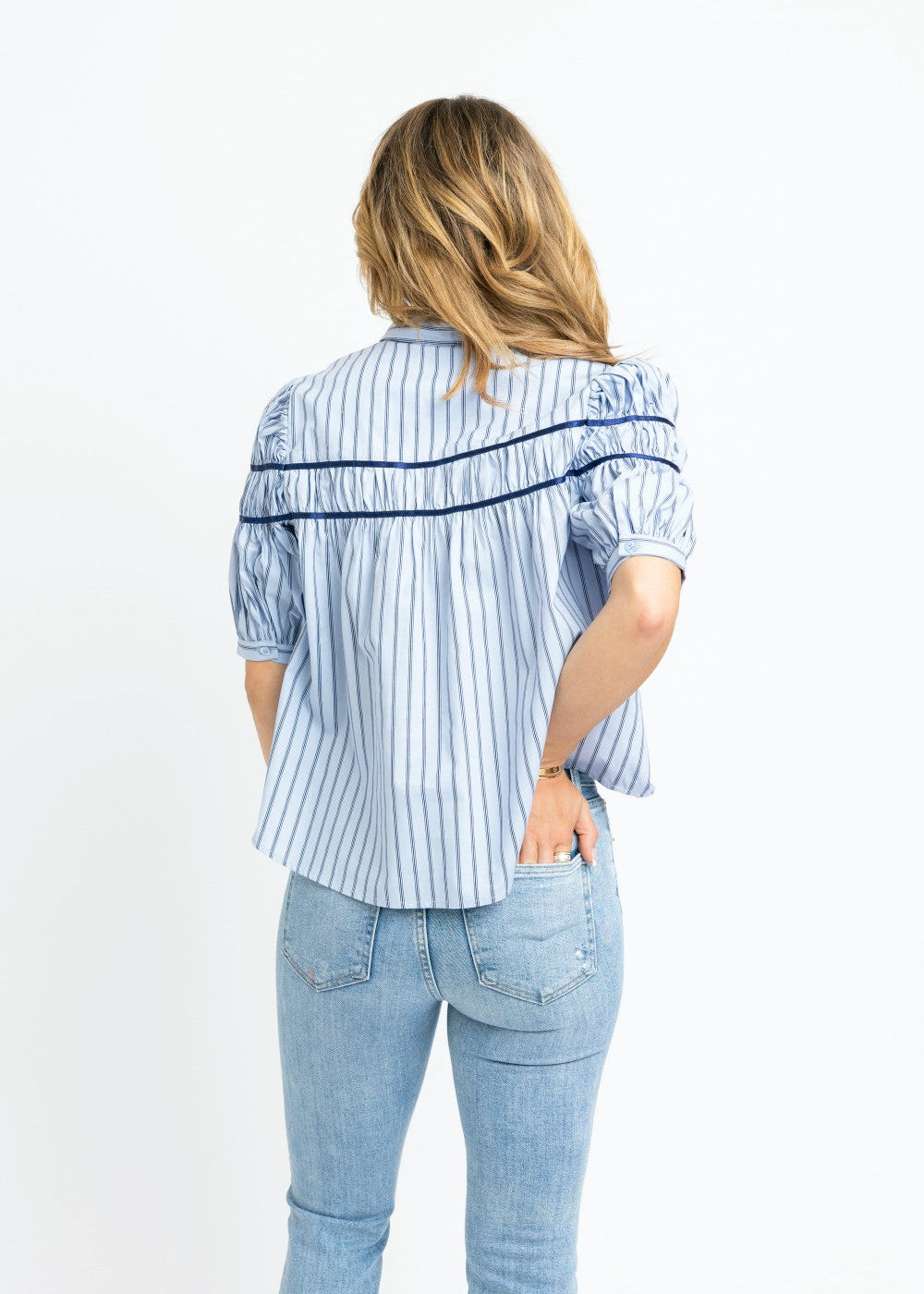 Stripe Button Down Shirt|154