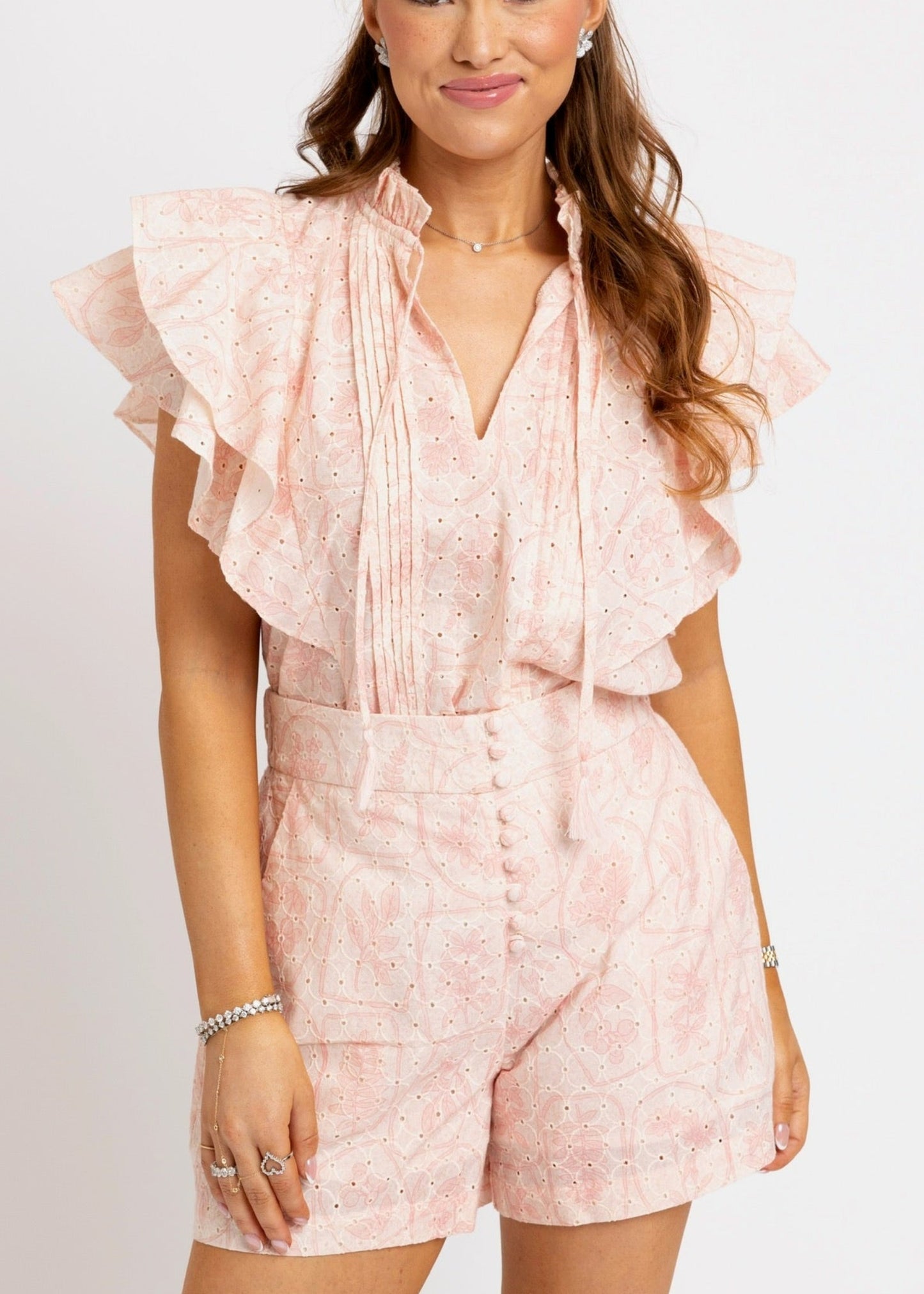 Eyelit Button Short
