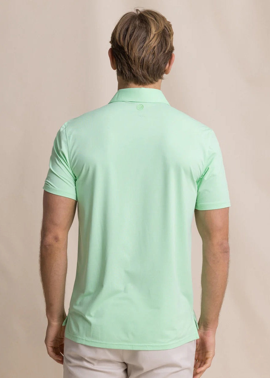 Coastal Breeze Heather Performance Polo