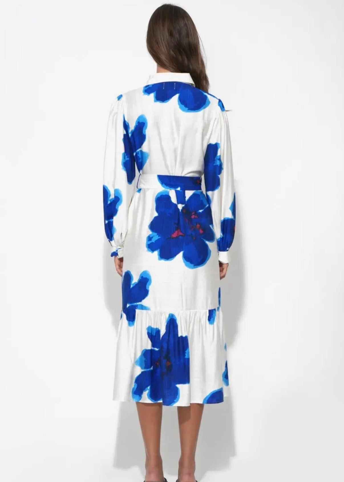 Mila Printed Floral Midi Dress