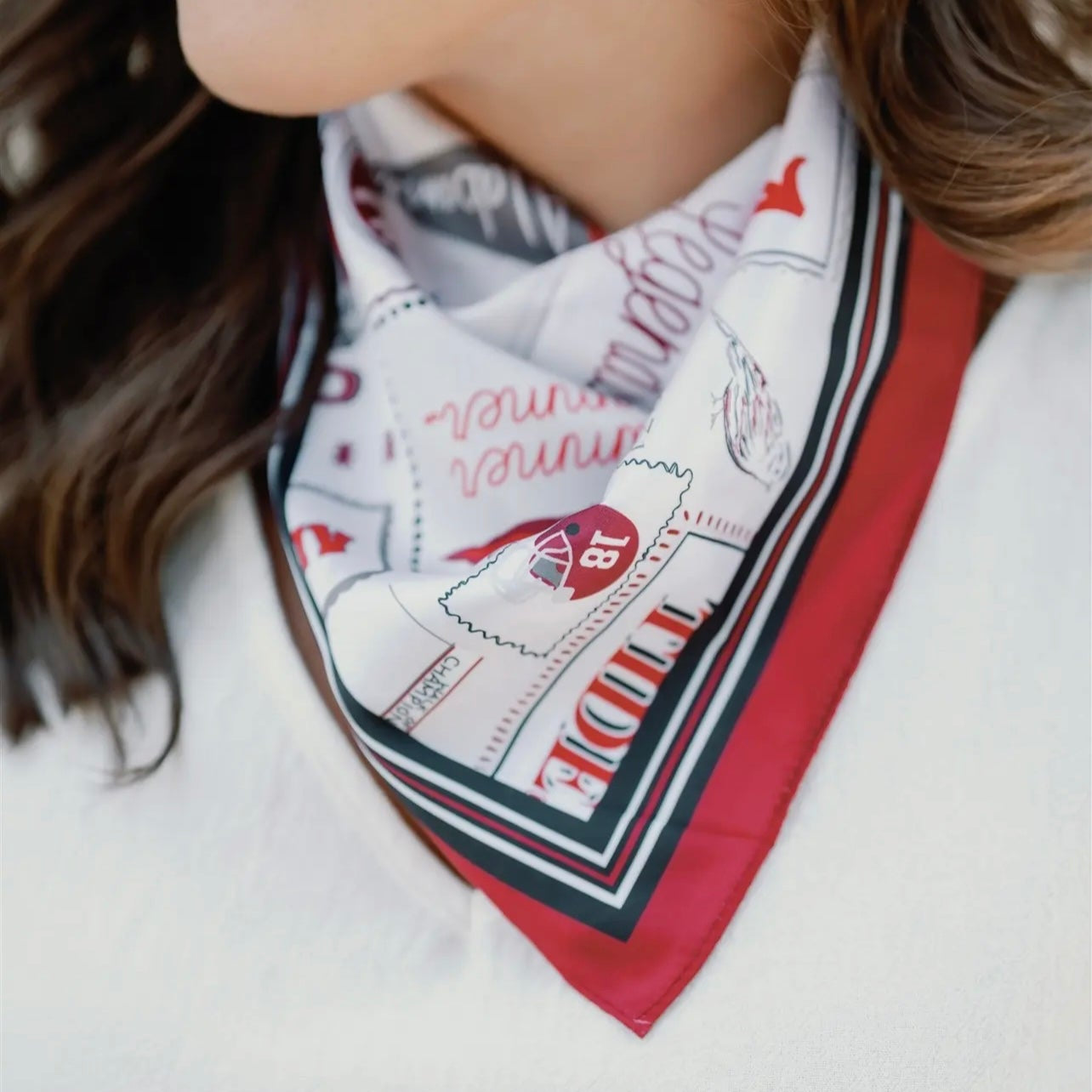 University of Alabama Silk Scarf