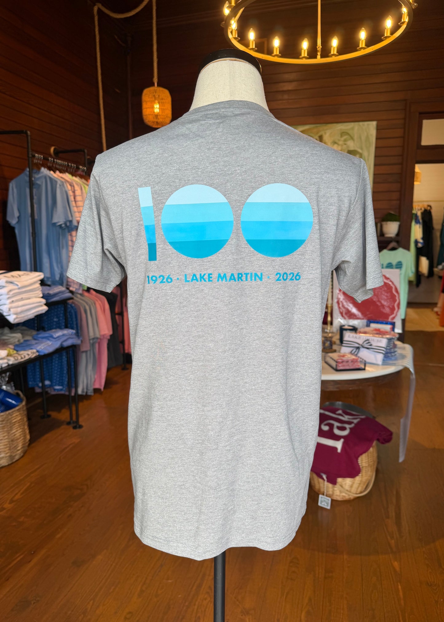 Lake Martin 100 Year T-shirt- Grey