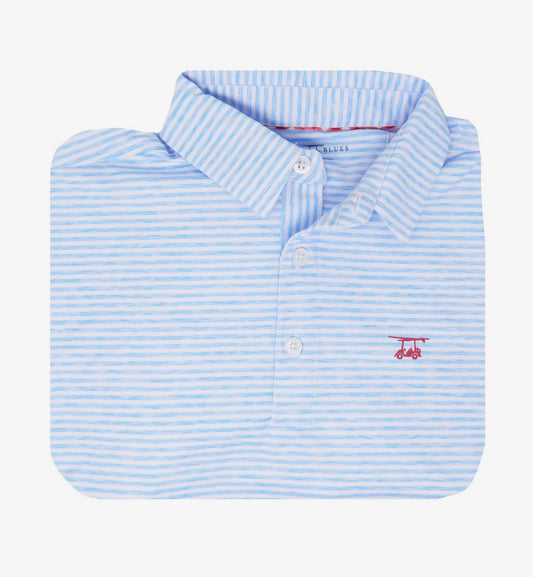 Albatross Polo - Heather Bell/ White