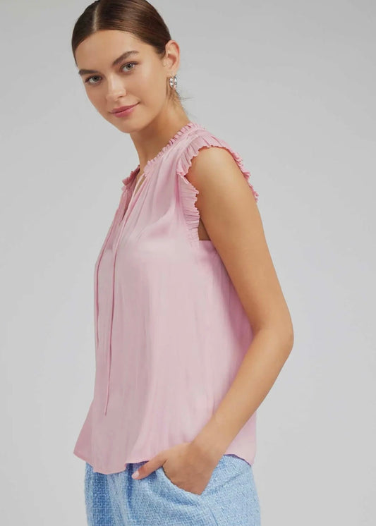 Margot Pleated Blouse - Pink