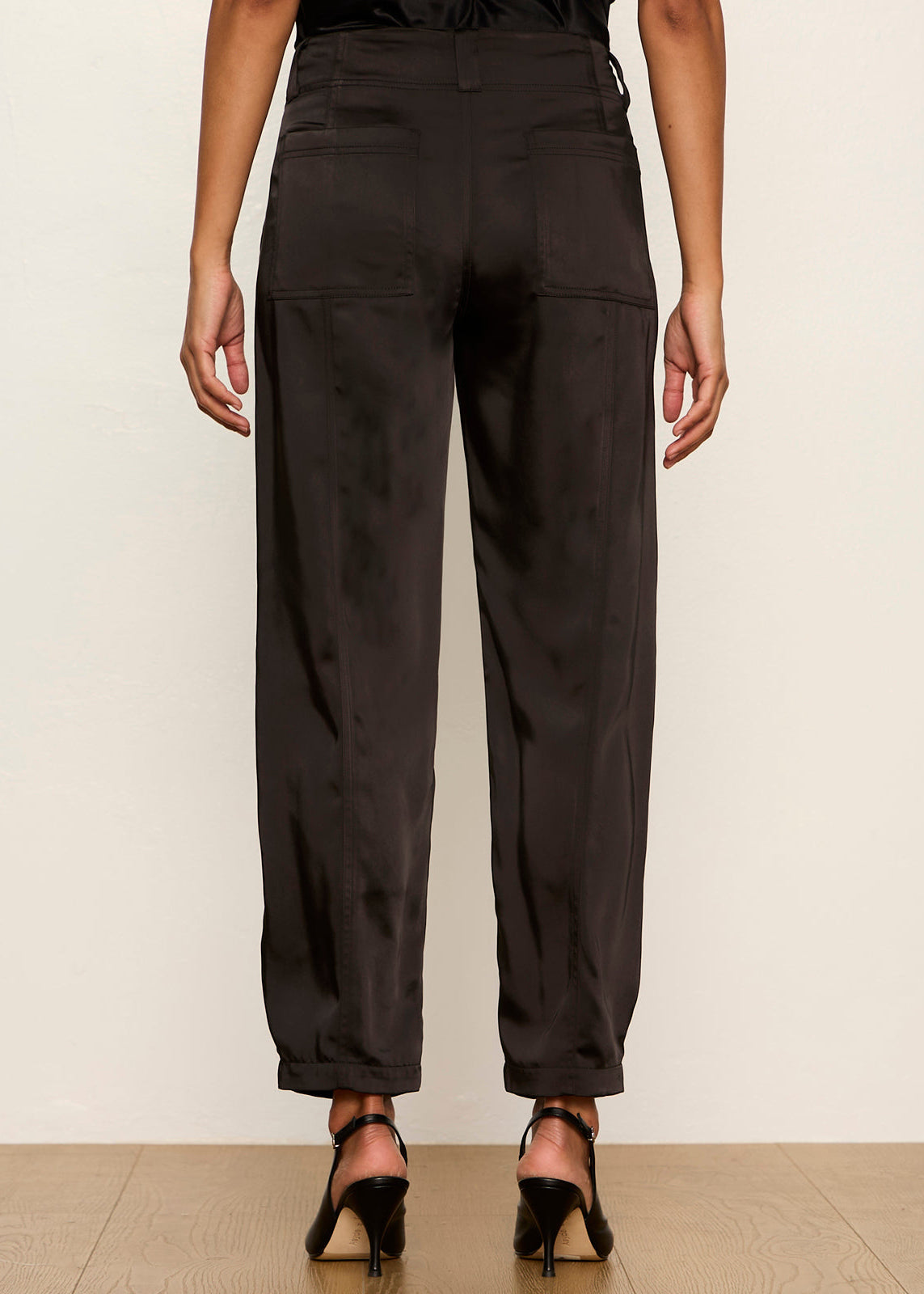 Sphere Satin Pant - Black