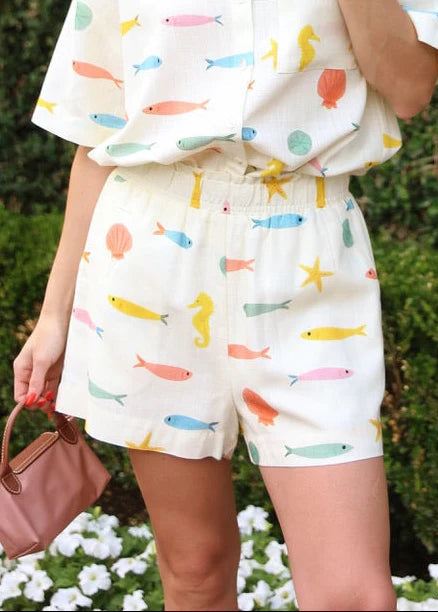 Multi Fish Shorts