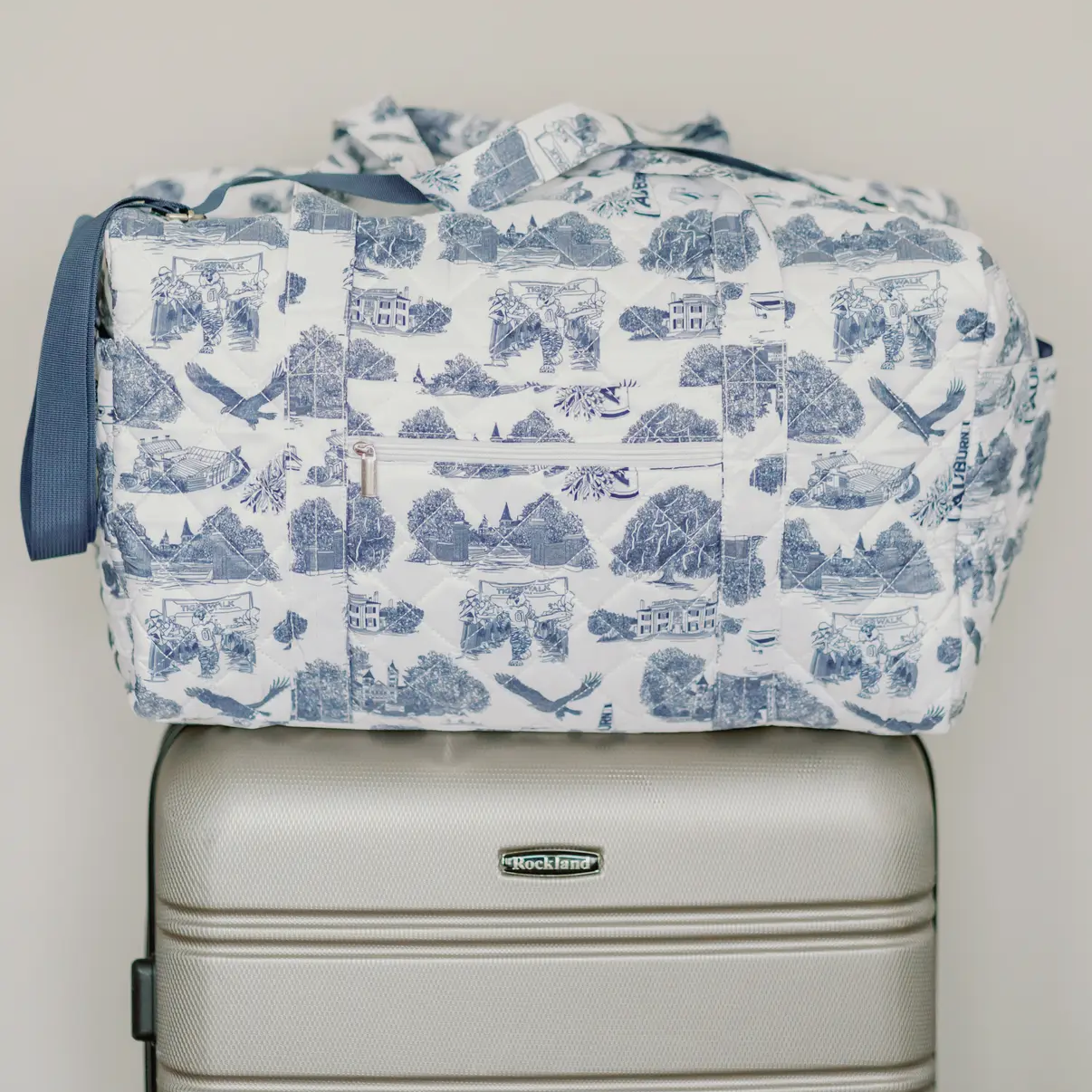 Auburn Quilted Duffle Bag