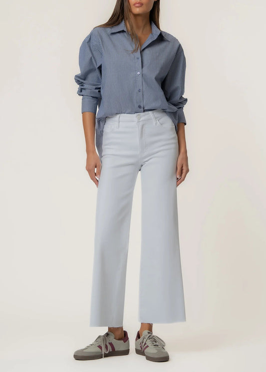 Kut Meg High Rise Raw Hem- White