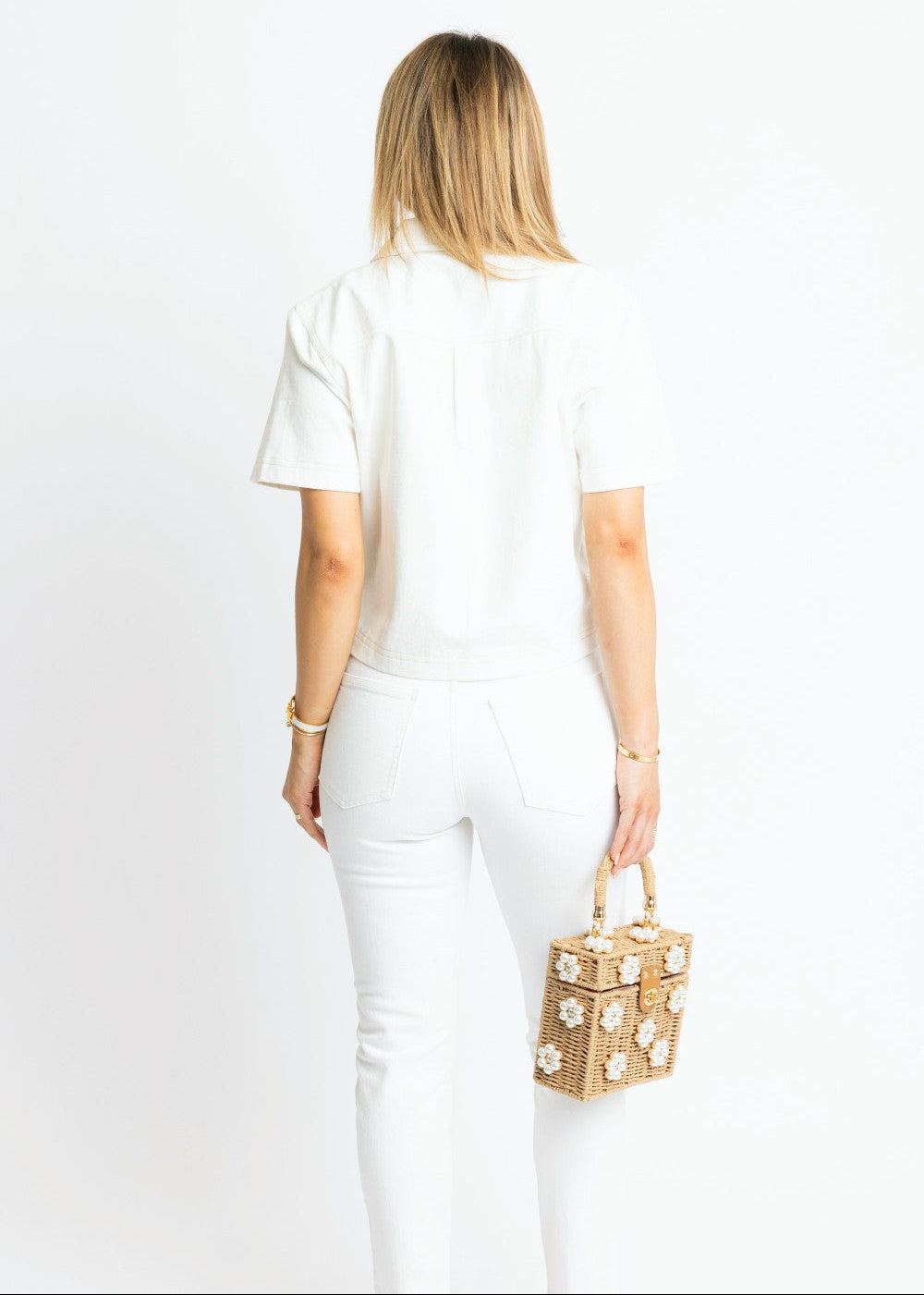Denim Pocket Stitch Top|144